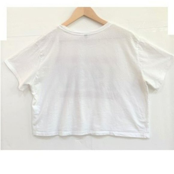 DIVIDED H&M 1990 Logo Boxy Cropped Shirt. - Picture 4 of 7
